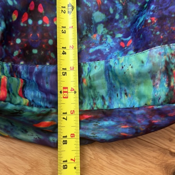 Go! Sac Backpack Book Bag Nylon Multicolor Boho Waterfall Print - Picture 11 of 11